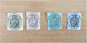 Serie 35 Al 38 .,sin Dentar Completa. - Unused Stamps