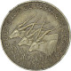 Monnaie, États De L'Afrique Centrale, 10 Francs, 1977, TTB, Bronze-Aluminium - Central African Republic