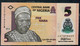 NIGERIA P38h 5 NAIRA 2016 #CZ Signature 21  UNC. - Nigeria