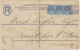 GB 1893 QV 2d Blue Large Postal Stationery Registered Envelope (original Huggins & Baker RP13 Size H, Was Mounted On The - Storia Postale