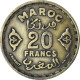 Monnaie, Maroc, Mohammed V, 20 Francs, AH 1371/1952, Paris, TTB - Maroc