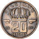 Monnaie, Belgique, 20 Centimes, 1957, TTB, Bronze, KM:146 - 20 Centimes