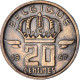 Monnaie, Belgique, 20 Centimes, 1957, TTB, Bronze, KM:146 - 20 Cent