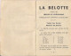 ANCIEN PETIT LIVRET - RÈGLES OFICIELLES DU JEU DE LA BELOTE - DUBONNET. - Jeux De Société