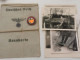 Rennkarte + Insigne National-Sozialistische + 4 Photos. WW2 - Autres & Non Classés