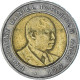 Monnaie, Kenya, 5 Shillings, 1995, British Royal Mint, TTB, Bimétallique, KM:30 - Kenya