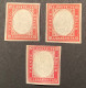 Sardegna Sa.16 1855 40c THREE DIFF. SHADES In XF Mint * Condition, Signed Chiavarello (Italy Italie Sardaigne Sardinia - Sardegna