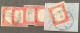 Sardegna Sa.16 1855 40c 5 DIFF. SHADES In VF Used Condition, Signed Chiavarello (Italy Italia Italie Sardaigne Sardinia - Sardinien