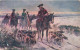 Illustration - Le Retour De La Chasse -  Chasseurs à Cheval - Chiens - Carte Postale Ancienne - Avant 1900