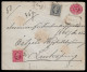 1896 SWEDEN UPRATED 10 ÖRE PS ENV. INSURED MONEY LETTER WERTBRIEF SÖDRA VI TO LINKÖPPING - Storia Postale