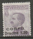 1923 Italia - Italienische Besetzung Corfu 1,20 Dr Auf 50c Mi.12 MLH* (cat 90 €) - Korfu