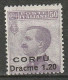 1923 Italia - Italienische Besetzung Corfu 1,20 Dr Auf 50c Mi.12 MLH* (cat 90 €) - Corfu