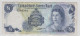 Cayman Island 1974 One Dollar Usato ( Retro Macchiato) - Iles Cayman