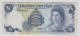 Cayman Island 1974 One Dollar Usato ( Retro Macchiato) - Isole Caiman