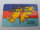 FALKLAND ISLANDS  10 POUNDS  MAP OF ISLANDS NO LOGO   PREPAID   **14835** - Islas Malvinas