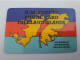 FALKLAND ISLANDS  10 POUNDS  MAP OF ISLANDS NO LOGO   PREPAID   **14835** - Falkland