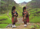 TRADITIONAL SCOTTISH AIRS, HIGHLANDS, POSTCARD, PIPERS PLAYING - Europe