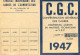 Carte C G C 1947   =  F N S I C    .5117 - Sindicatos