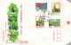 Taiwan Formosa Republic Of China FDC Drawings Evolution Of Airports Industries Factories Port - 8$,7$,6$ And 5$ Stamps - FDC