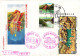 Taiwan Formosa Republic Of China FDC Art Paintings Drawings Landscape Mountains Sea- 8$,5$,1$,1$ And 1$ Stamps - FDC