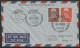 1957, Sabena, First Flight Cover, Luxembourg-Salzburg - Cartas & Documentos