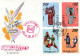 Taiwan Formosa Republic Of China FDC Art Drawing Painting Traditional Costumes  - 8$,5$,2.50$ And 1$  Stamps - FDC