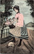 18-8-2023 (2 T 46) VERY OLD - France - La Marchande De Bébé - (women & Baby) Early 1900 - Marchands