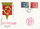 Taiwan Formosa Republic Of China FDC 50th Anniversary Of International Labour Organization 1919-1969 -  8$ And 1$ Stamps - FDC