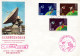 Taiwan Formosa Republic Of China FDC Satellital Information Space, World - 8$, 5$ And 1$ Stamp - FDC