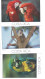 Lote 3 Postales Postcards  - Mono Titi Y Aves Tropicales – Tema: Fauna – Costa Rica – Sin Uso - Collections & Lots