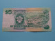 5 Dollars > Singapore ( See Scans ) Circulated F ! - Singapore