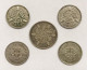 Gran Bretagna Great Britain 3 Pence  1932 1934 1940 1941 + 6 Pence 1933 E.1252 - 5 Pond