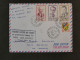 BY12 FRANCE  BELLE  LETTRE RECOM.   1960  1ER VOL PARIS A LOS ANGELES USA DE TOURS ++AFF. PLAISANT ++ - First Flight Covers