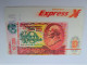 DUITSLAND/ GERMANY  / PREPAIDS CARD /  EXPRESSX / BANKNOTE ON CARD/ LENIN       /   DM 10,-     USED  CARD **14851** - K-Serie : Serie Clienti