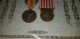 Cadre Et Diplome Médaille Décoration Militaire République Francaise Commémorative Interalliés De La Victoire 1914 18 - Frankrijk