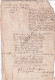 Sint-Laureins-Berchem/Oudenaken - Manuscript - 1629   (V2657) - Manuscrits