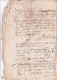 Sint-Laureins-Berchem/Oudenaken - Manuscript - 1629   (V2657) - Manuscrits