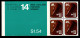Ref 1624 - New Zealand $1.54 Stamp Booklet - Containing 10 X 14c Kotiate - Markenheftchen