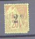 Réunion : Yv 45b  *   Type III - Neufs
