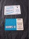 2 TELECARTES FRANCE TELECOM 120 UNITES - 600 Agences