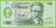 Voyo URUGUAY 20 Pesos Uruguayos 2020 P101a B560a A UNC Polimer - Uruguay