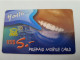 SURINAME US $ 5,-     PREPAID / TELESUR  /  FACE/ TEETH   / FINE USED CARD            **14907** - Suriname