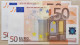 Euronotes FREE SHIPPING 50 Euro 2002 UNC < X >< P027 > Germany - Trichet - 50 Euro