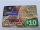 UNITED STATES/ USA / AMERIKA/ $10,-/ THE NICKEL CARD / MONEY/ COIN  ON CARD/  DIFF BACKSIDE/ USED   **14936** - Amerivox