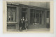 COMMERCE - TEINTURERIE - Belle Carte Photo Devanture De LA TEINTURERIE DU MARCHÉ , Maison GILBERT Début XXème - Magasins