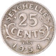 Monnaie, Seychelles, 25 Cents, 1954 - Seychellen