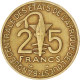 Monnaie, Communauté économique Des États De L'Afrique De L'Ouest, 25 Francs - Costa De Marfil