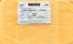 CANADA 2023, COVER USED TO INDIA, 21 MULTI  STAMP, SHIP, BOAT, FLOWER, VERIFICATION SLIP ATTACHED. - Brieven En Documenten