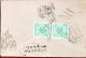 BRITISH INDIA HYDERABAD STATE 2 X 8p FRANKING On Hyderabad COVER, NICE CANC ON FRONT & BACK As Per Scan - Hyderabad