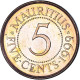 Monnaie, Maurice, 5 Cents, 1999 - Mauritius